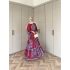 Belina Düğmeli Elbise - Oranj Mor