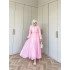 Buse Elbise - Pembe