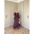 Eda Şifon Etekli Takım - Bordo