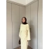 Ela Çapraz  Etekli Takım -Sarı