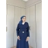 Hello Bronş Detaylı Elbise - Lacivert