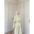 Hello Bronş Detaylı Elbise - Yeşil