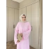 İrem Triko Etekli Takım - Pembe