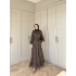 Kelve Şifon Elbise - Kahve