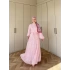 Kelve Şifon Elbise - Pembe