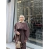 Kemerli Juli Takım - Kahve