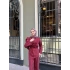 Leyla Keten Broşlu Takım - Bordo