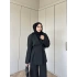 Libna Ceketli Takım - Siyah