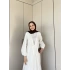 Liva Kimona Elbise - Beyaz