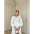 Meysa Bağlamalı Elbise - Beyaz