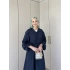 Missa Büzgüllü Elbise - Lacivert