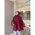 Papatya Gömlek - Bordo (Ön Sipariş)