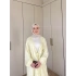 Liva Kimona Elbise - Sarı