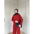Polo Yaka Triko Takım - Kırmızı