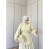 Selenay Düğme Detaylı Etekli Takım - Sarı