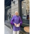 Sevda Kolları Güllü Gömlek - Mor
