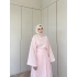 Venessa Düğme Detaylı Etek Takım - Pembe