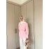 Zeloş Broşlu Gömlek - Pembe