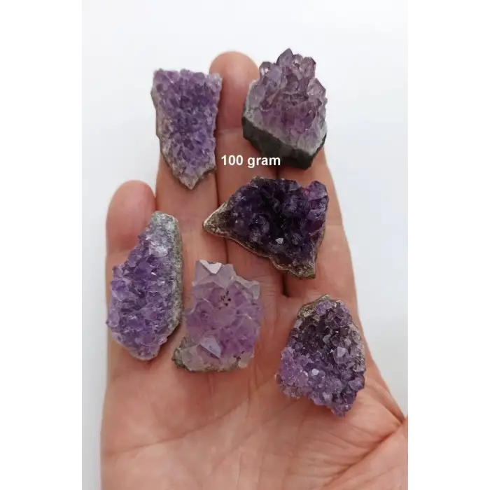 100 Gram Doğal Ametist Küçük Parçalar 217