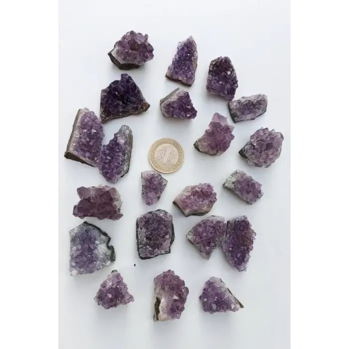 100 Gram Doğal Ametist Küçük Parçalar 217