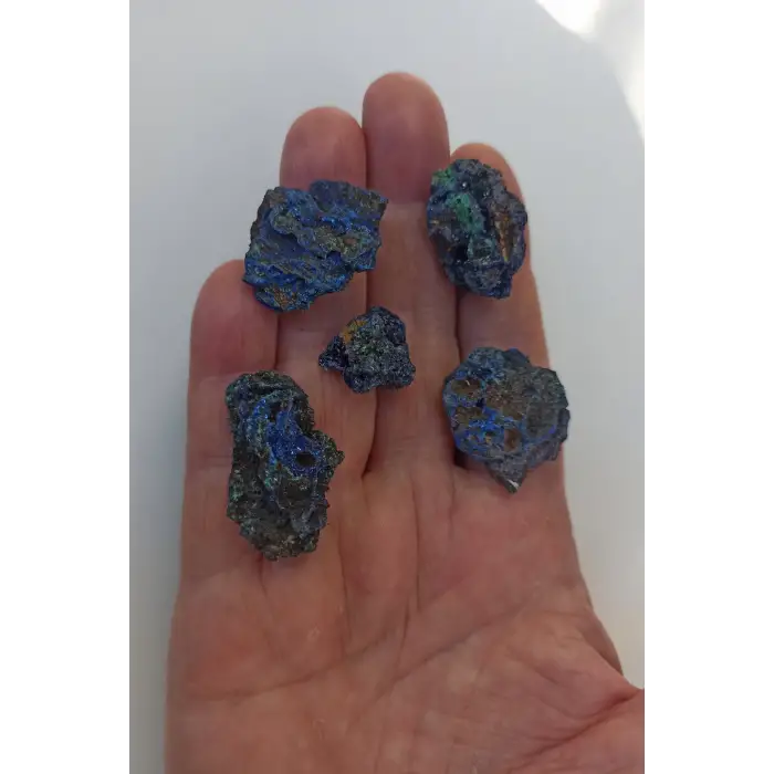 25 Gram Doğal Azurit Küçük Parçalar 121A