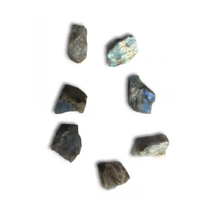 4 Parça Işıltılı Labradorit Doğal Kütle 30-LB