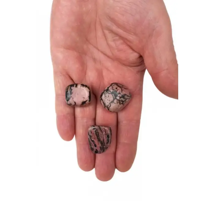 50 Gram Doğal Rodonit Tamburlu Parçalar - 535