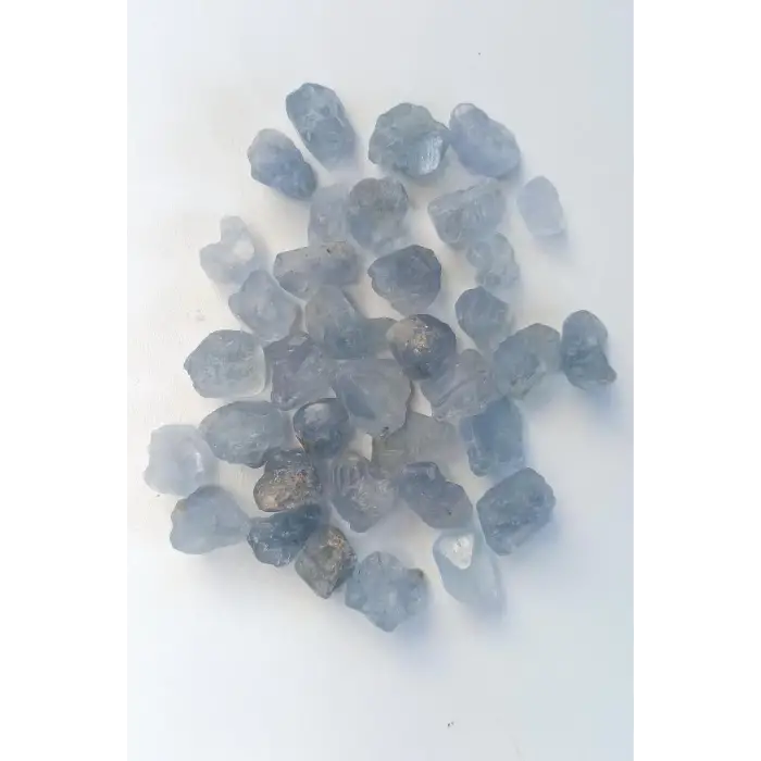 50 gram Doğal Selestit Kristali Parçalar 419-2