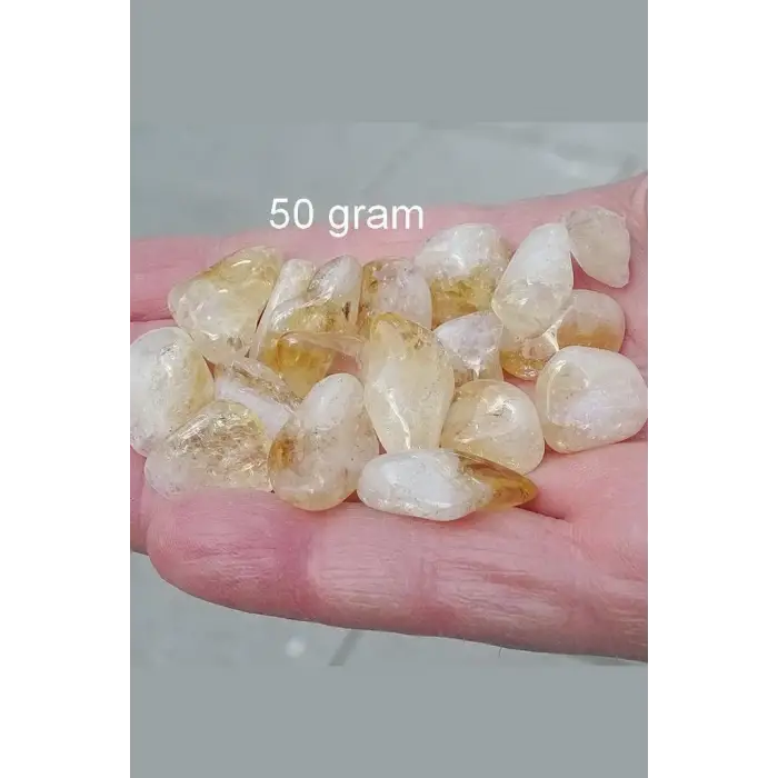 50 Gram Doğal Sitrin Tamburlu Küçük Parçalar - 451