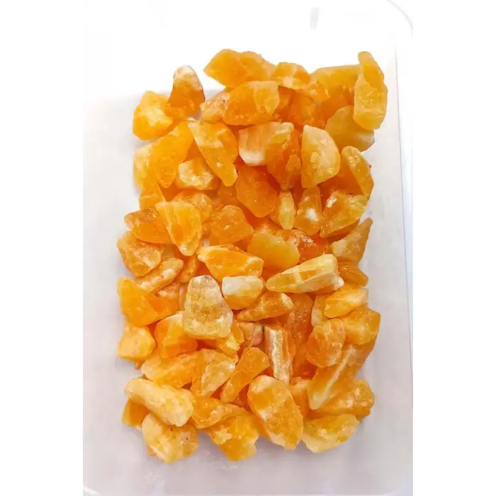 50 Gram Doğal Turuncu Kalsit Küçük Parçalar 211