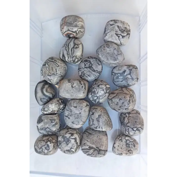 50 Gram Gri Jasper Tamburlu Parçalar 515