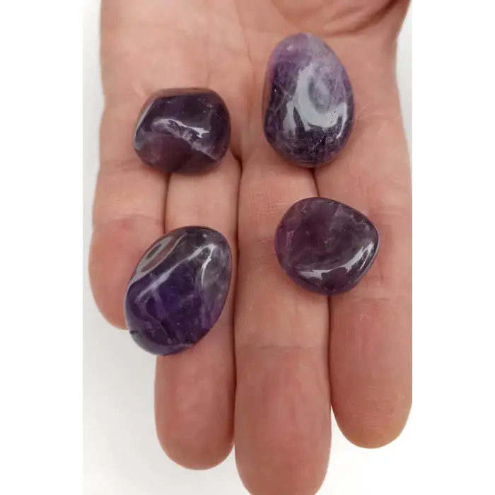 50 Gram Koyu Renk  Ametist Tamburlu Parçalar 321