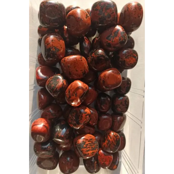 50 Gram Mahagony Obsidyen Tamburlu Parçalar 437