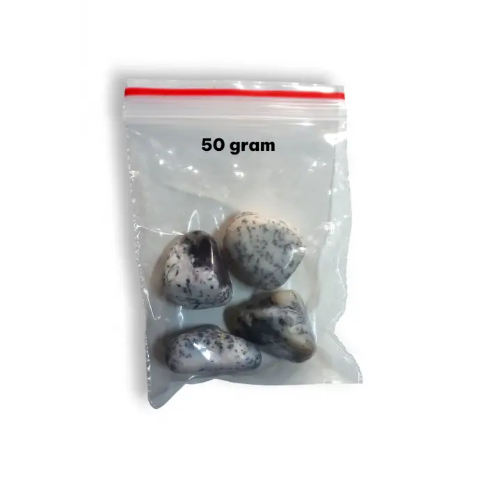 50 Gram Merlinit Dendritli Opal Tamburlu Parçalar 239-2