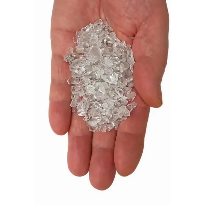 50 Gram Minik Kristal Kuvars Kırıktaş Deliksiz Parçalar 130-2