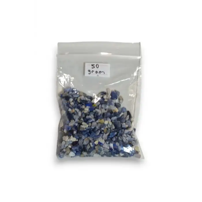 50 Gram Minik Sodalit Taşı Kırıktaş Deliksiz Parçalar 543-2