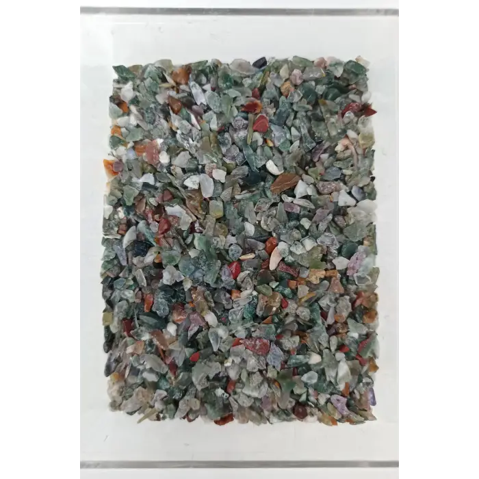 50 Gram Minik Yosunlu Akik Kırıktaş Deliksiz Parçalar 130-3