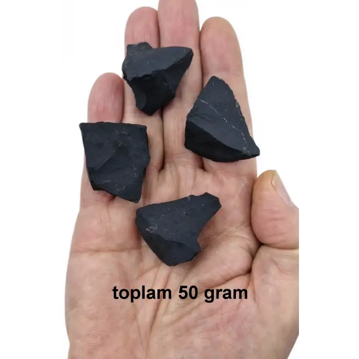50 Gram Şungit Taşı Doğal Parçalar - 231