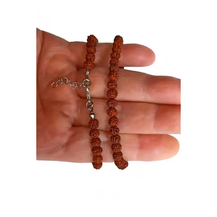 6 mm. Rudrakşa Bileklik Orjinal Hindistan  Rudraksha 306