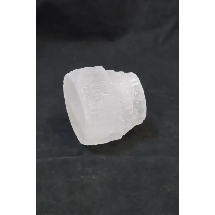 Doğal Beyaz Selenit Tealight Mumluk 44