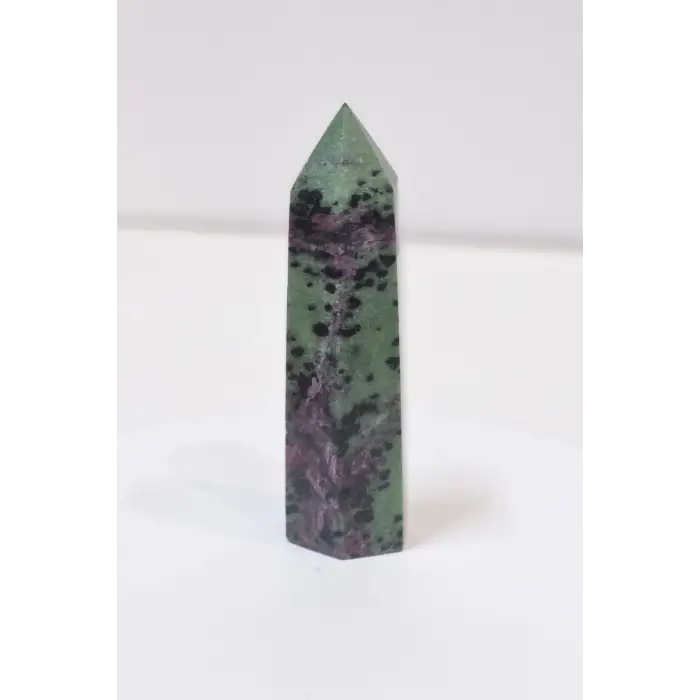 Yakutlu Doğal Rubyzoisit Anyolit Obelisk Kesim 6RZ