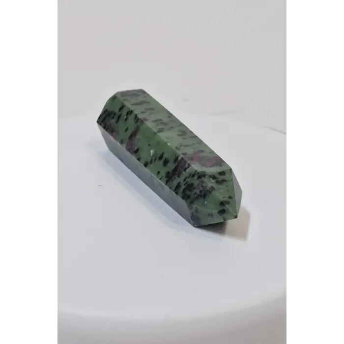 Yakutlu Doğal Rubyzoisit Anyolit Obelisk Kesim 6RZ