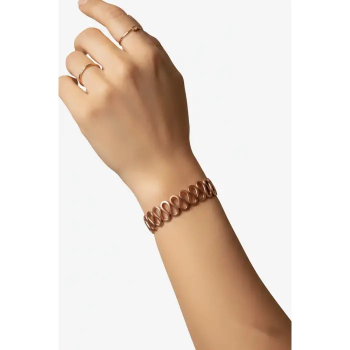 Saf Bakır Bileklik, Kıvrımlı Bilezik 509-1