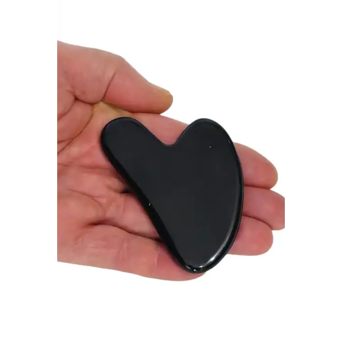 Obsidyen Gua Sha Yüz Yogası, Masaj Taşı 236-4