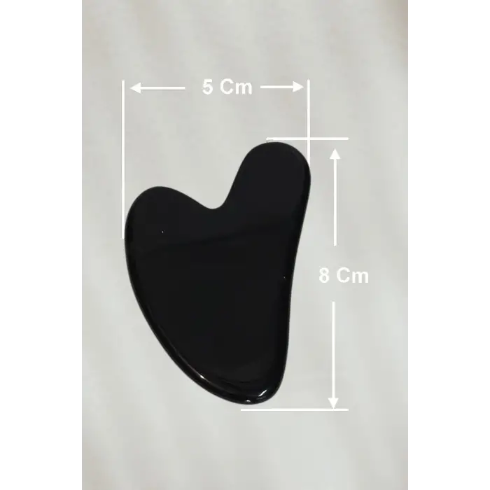 Obsidyen Gua Sha Yüz Yogası, Masaj Taşı 236-4