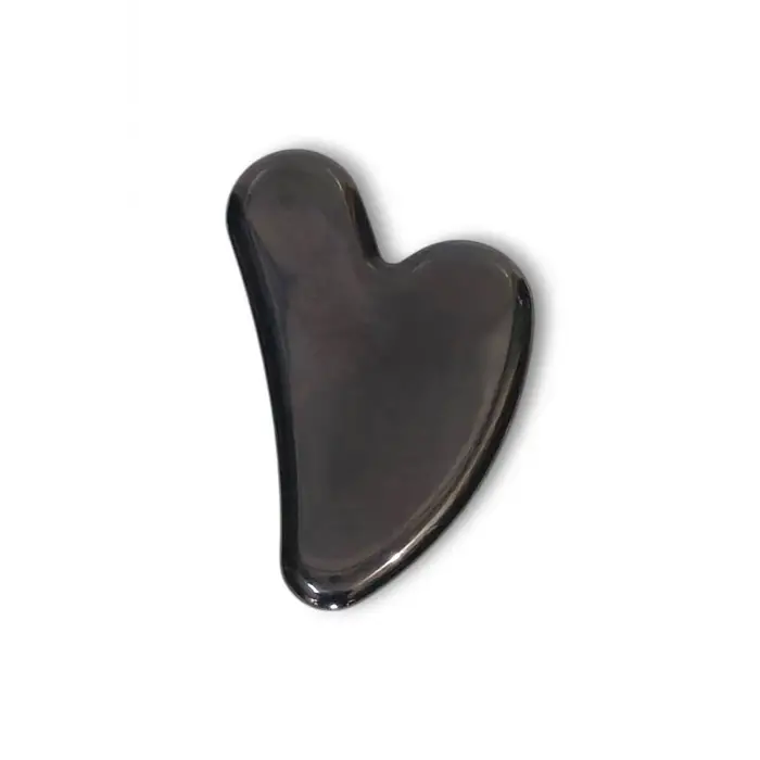 Hematit Gua Sha Yüz Yogası, Masaj Taşı 504-2