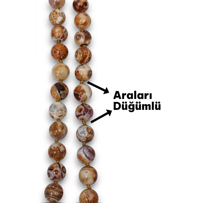 10 mm Hakiki Tibet Akiği Kolye 510-3