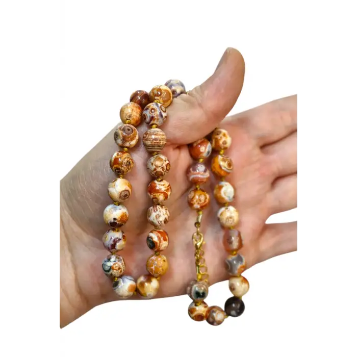 10 mm Hakiki Tibet Akiği Kolye 510-3