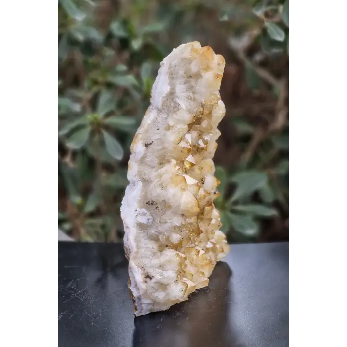 Doğal Sitrin Kristali Dekoratif Büyük Parça 2 Kilo 115 Gram