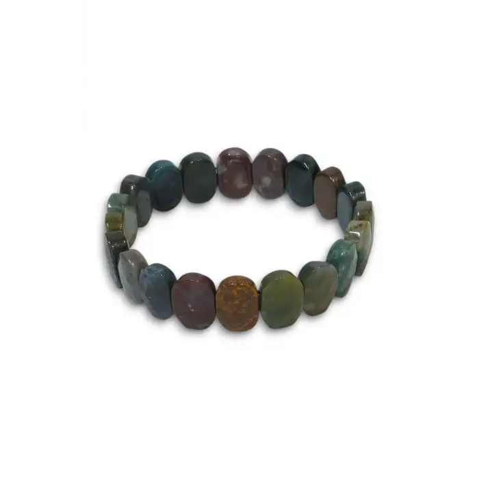 Faset Kesim Kan Taşı Bileklik Elastik Yapılı 605-3